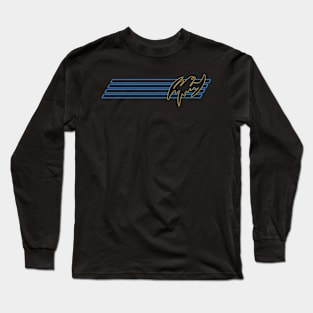 Quick Change Bruce- Blue + Grey 04 Long Sleeve T-Shirt